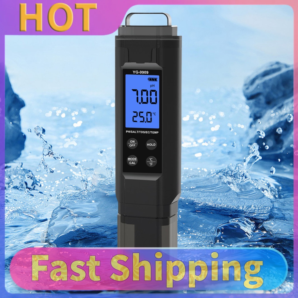 Ph Meter Digital Water Tester - Alat Penguji Kualitas Air Digital 5-in-1: