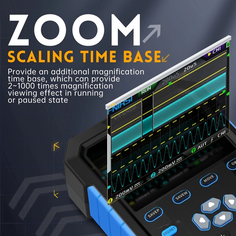 FNIRSI DPOX180H Osiloskop Digi - Fnirsi Digital Oscilloscope Handheld ulasan dan harga
