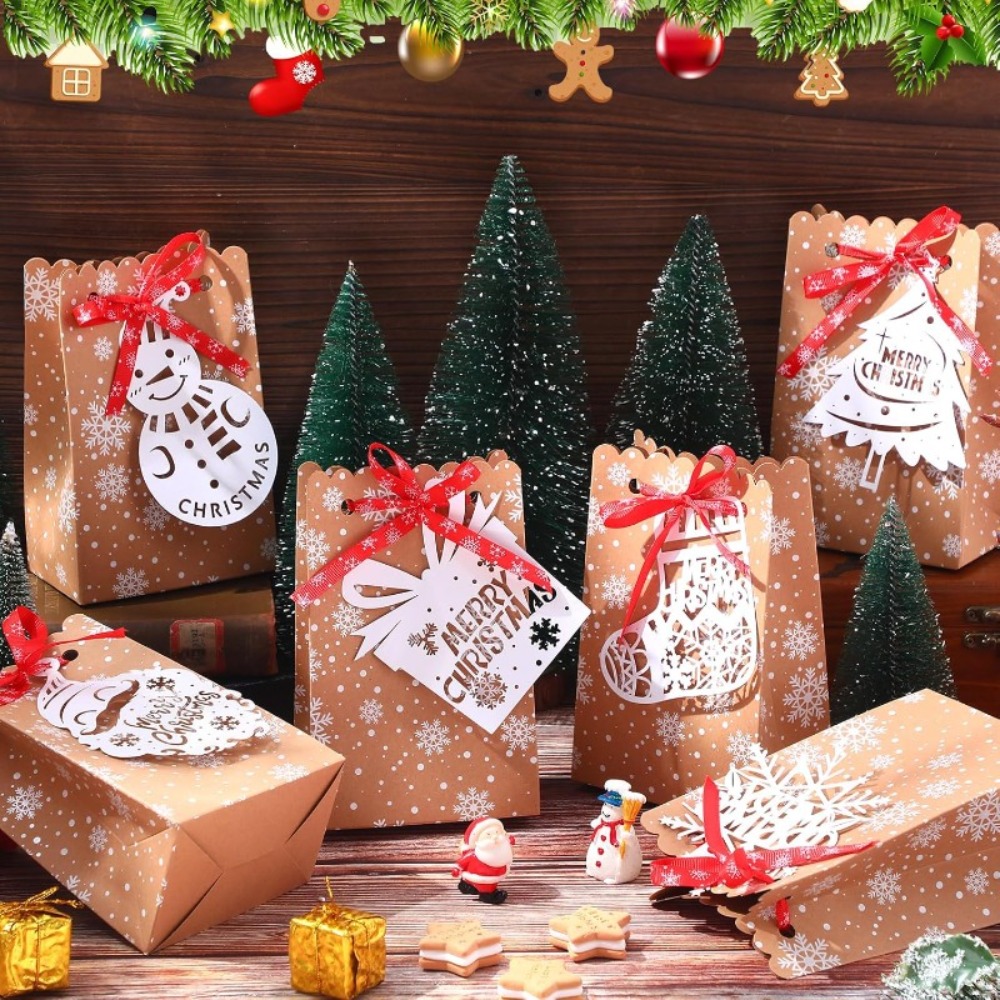 6/12 buah Kotak Kado Kertas Mo - Packaging ulasan dan harga